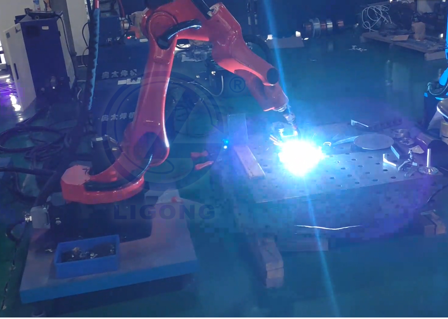 焊接工業(yè)機(jī)器人實(shí)訓(xùn)裝置